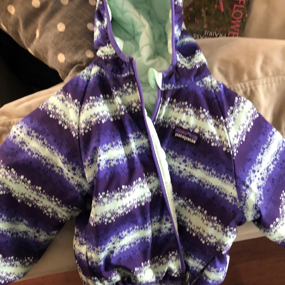 Winter Patagonia jacket - 2t reversible.